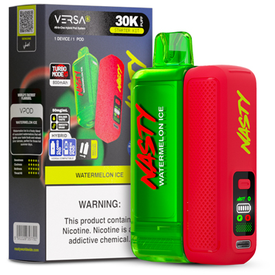 Nasty Versa S Disposable Kit 50mg - Watermelon Ice - 1x10
