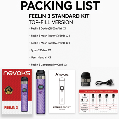 Nevoks Feelin 3 Pod Kit 