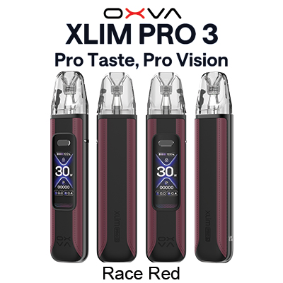 OXVA Xlim Pro 3 Pod Kit - Race Red