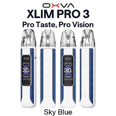 OXVA Xlim Pro 3 Pod Kit - Sky Blue