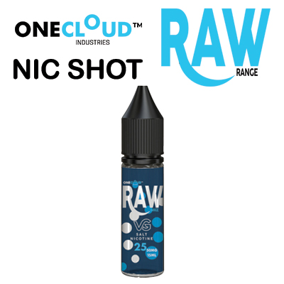 One Cloud RAW Nic Shot - VG Base 50mg 15ml - 1x10