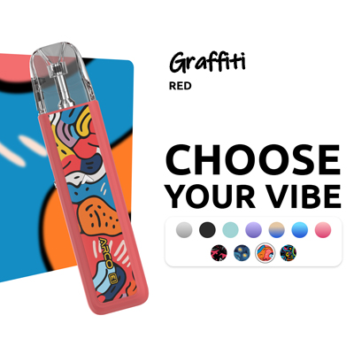 Smok Arco E1 Pod Kit - Graffiti Red