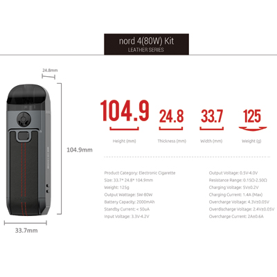 Smok-Nord-4-Leather-Series-Specifications