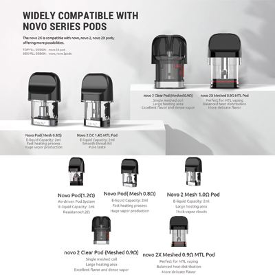 Smok Novo 2 X Pod Replacement Mesh 0.9ohm - 1x1