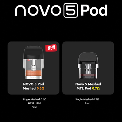 Smok Novo 5 Mesh Pod Replacement - 1x1
