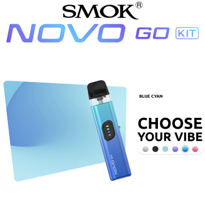 Smok Novo GO Pod System - Blue Cyan