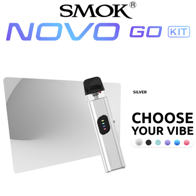 Smok Novo GO Pod System - Silver