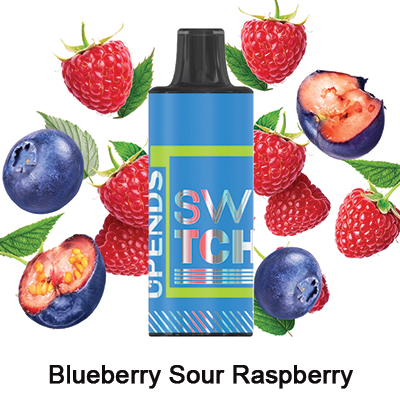 Upends Switch - Disposable Pod 50mg - Blueberry Sour Raspberry - 1x20
