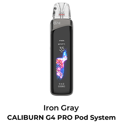 Uwell Caliburn G4 Pro Pod Kit - Iron Grey