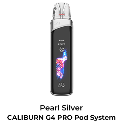 Uwell Caliburn G4 Pro Pod Kit - Pearl Silver