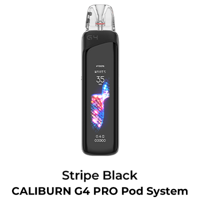 Uwell Caliburn G4 Pro Pod Kit - Stripe Black