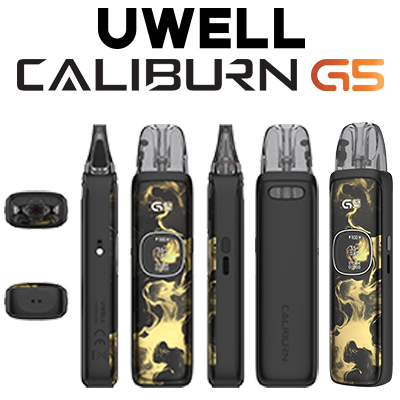 Uwell Caliburn G5 Pod Kit - Black Gold