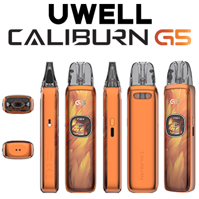 Uwell Caliburn G5 Pod Kit - Orange Feathers