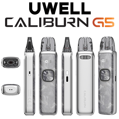 Uwell Caliburn G5 Pod Kit - Silver Marble
