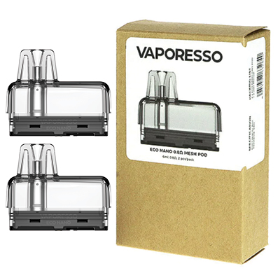 Vaporesso ECO Nano 0.8ohm Mesh Pod - 1x2