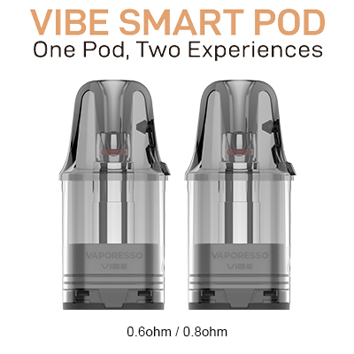 Vaporesso Vibe Dual Mesh 0.6/0.8ohm Replacement Pod - 1x2