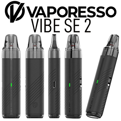 Vaporesso Vibe SE 2 Pod Kit - Black Leather 
