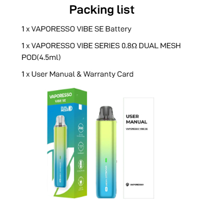 Vaporesso Vibe SE Pod Kit