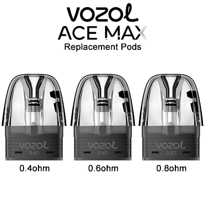 Vozol Ace Max Pod Replacement - 1x3